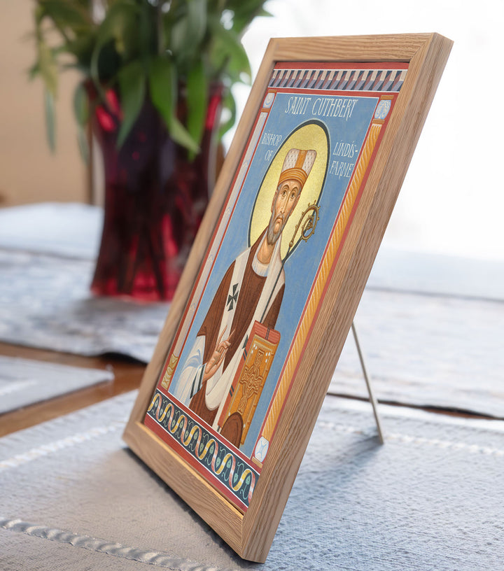 St. Cuthbert of Lindisfarne - Alternative Icon Print