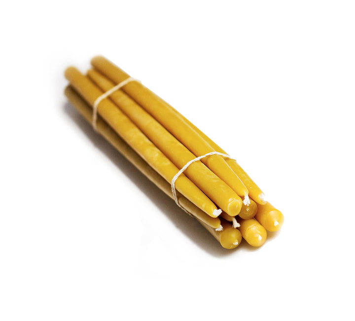 15 lb - (135-165 candles) - 14" Beeswax Candles - 9/16" Base (#3)