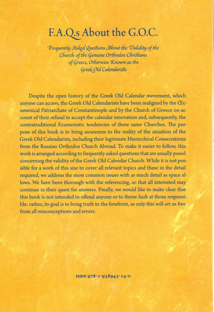 FAQ's About the GOC