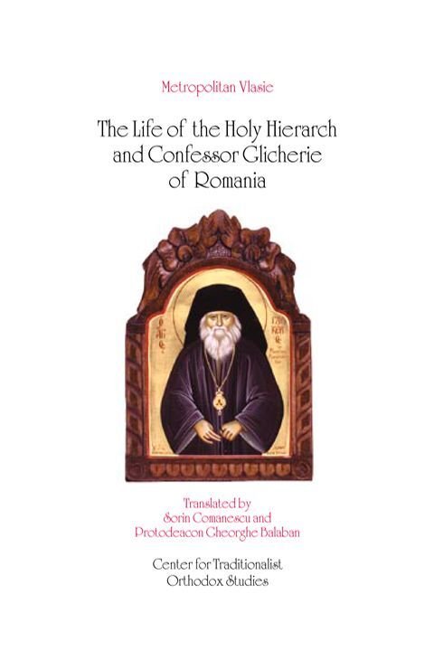 Book cover with an image of a Saint Glicherie.