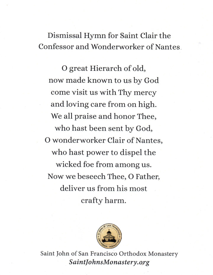 St. Clair of Nantes - Print