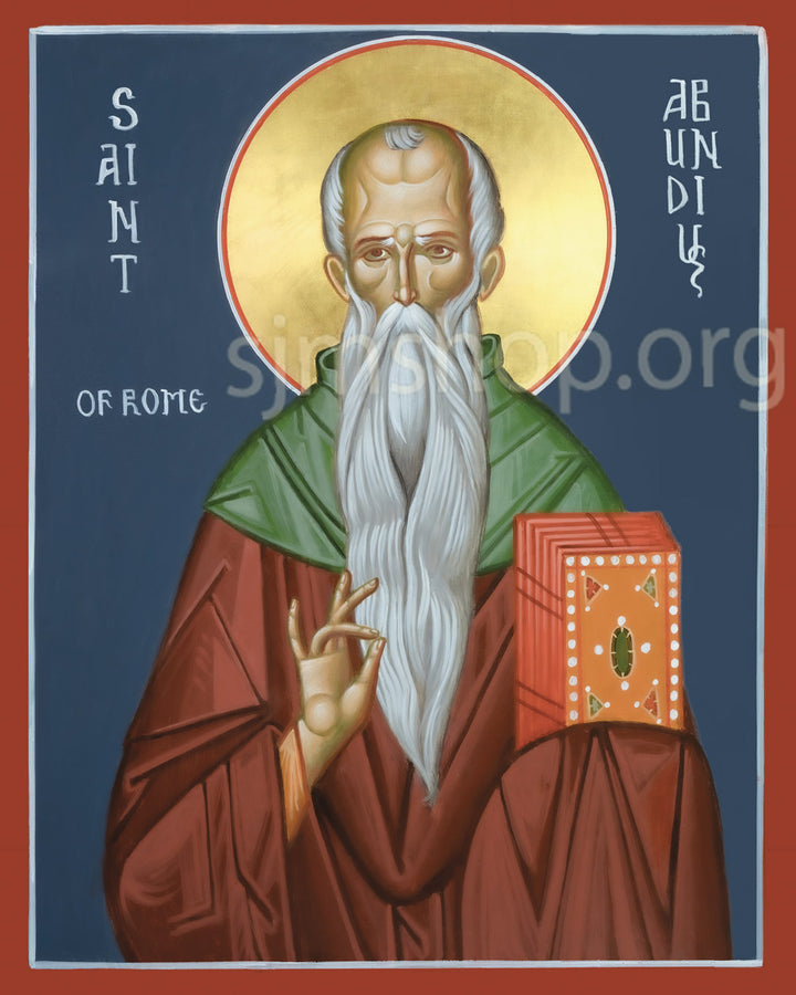 St. Abundius of Rome - Icon Print