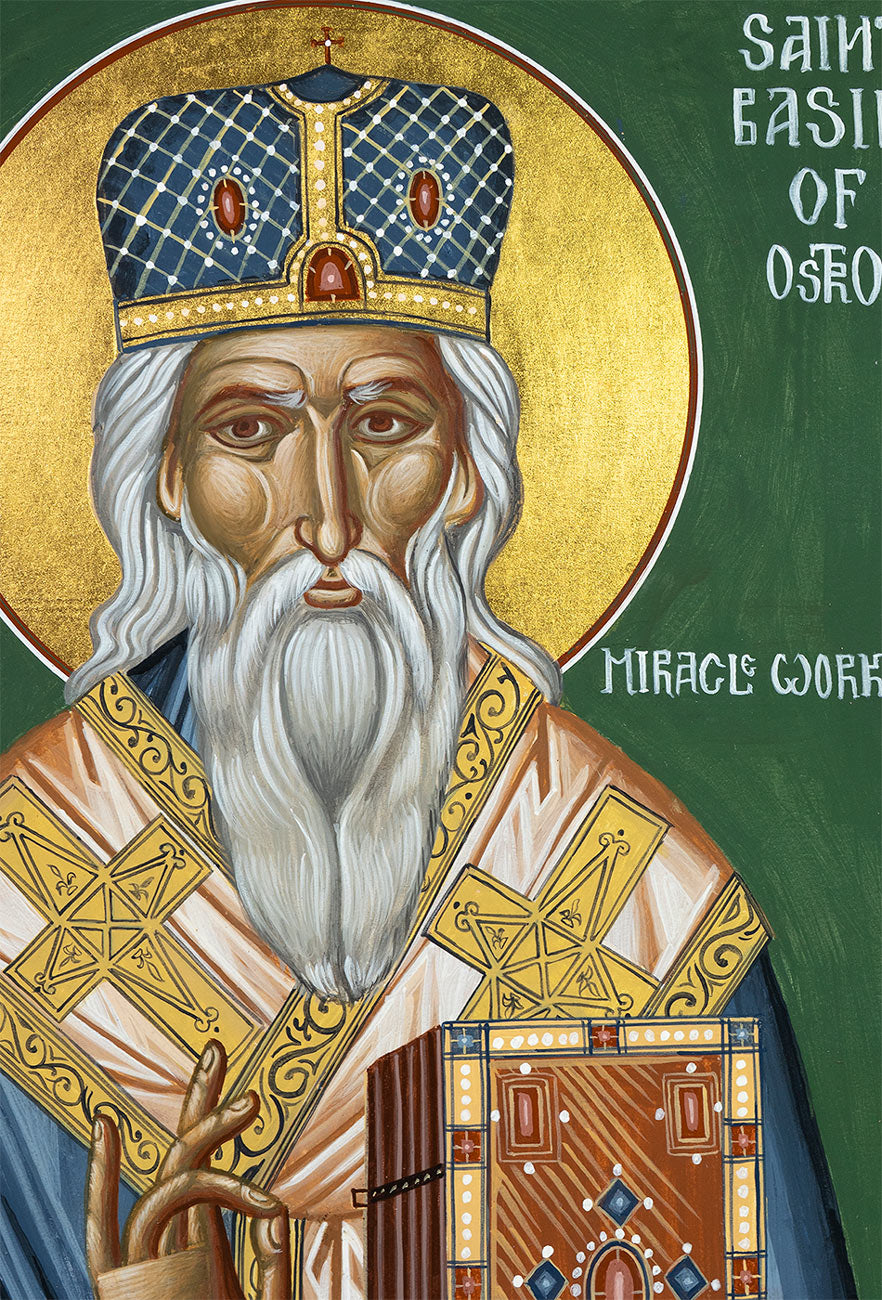 St. Basil of Ostrog - Icon Print