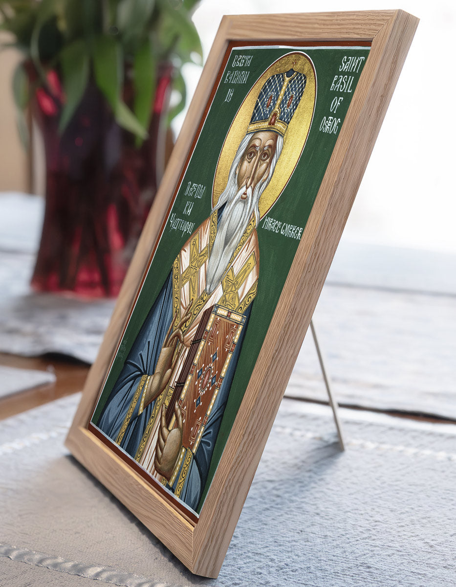 St. Basil of Ostrog - Icon Print