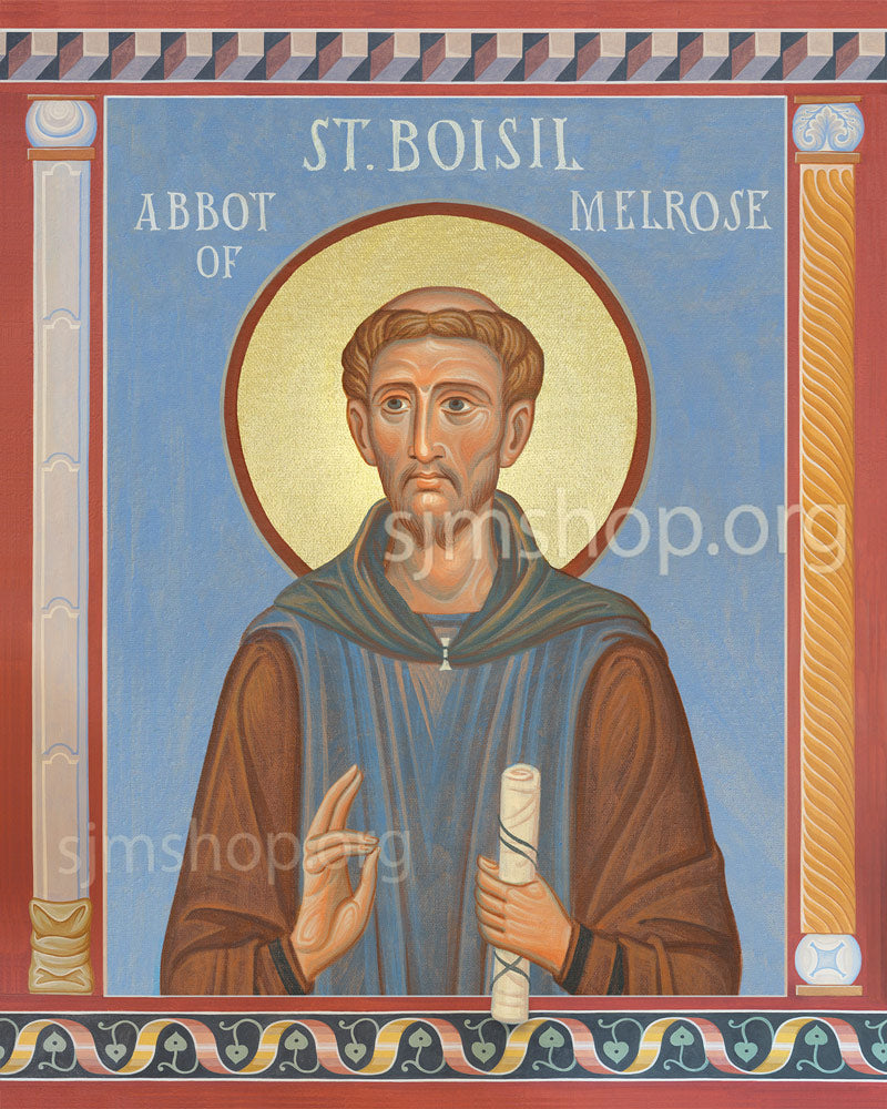 St. Boisil of Melrose - Icon Print