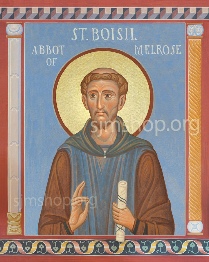 St. Boisil of Melrose - Icon Print