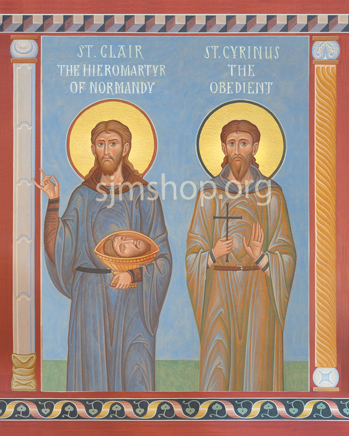 Ss. Clair & Cyrinus of Normandy - Print
