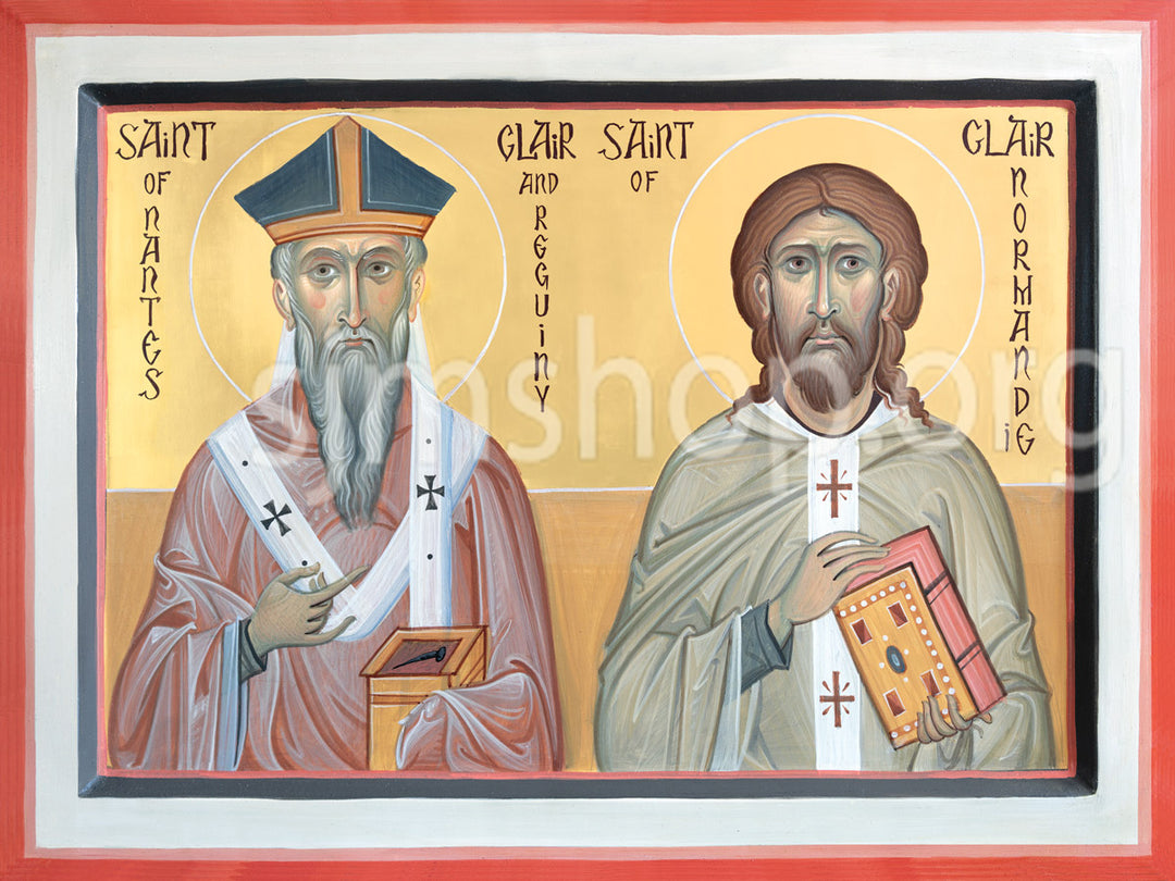 Ss. Clair of Nantes & Clair of Normandy - Icon Print