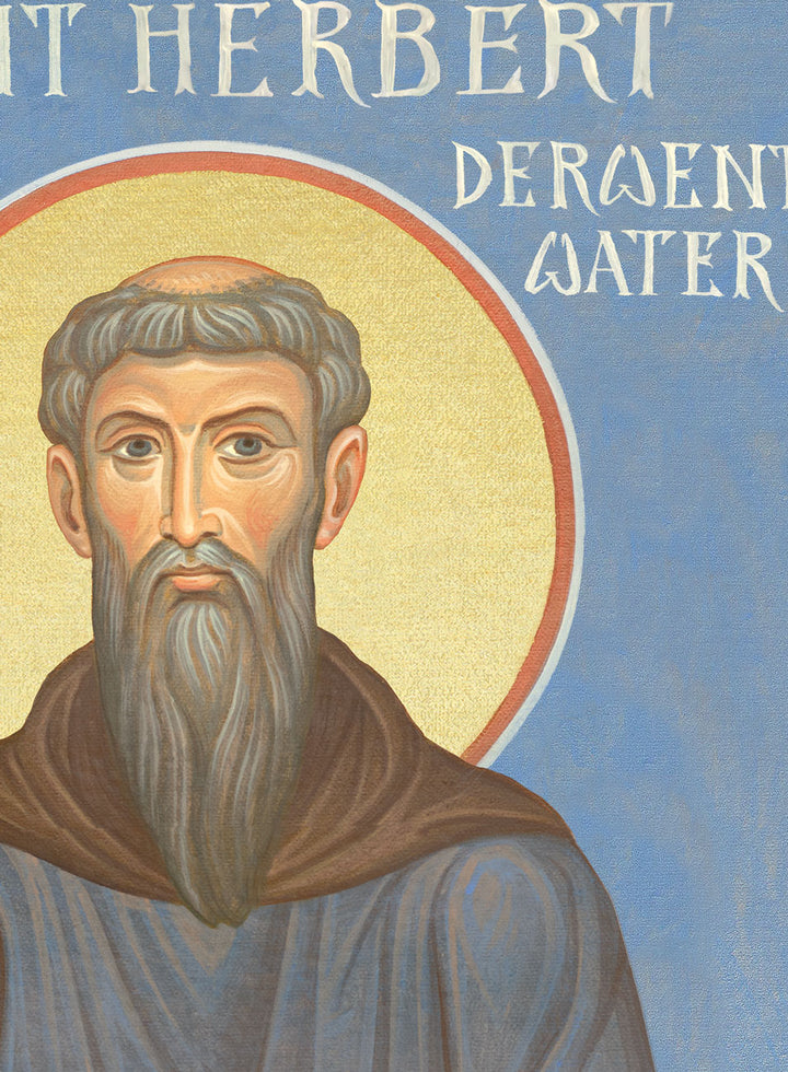 St. Herbert - Icon Print