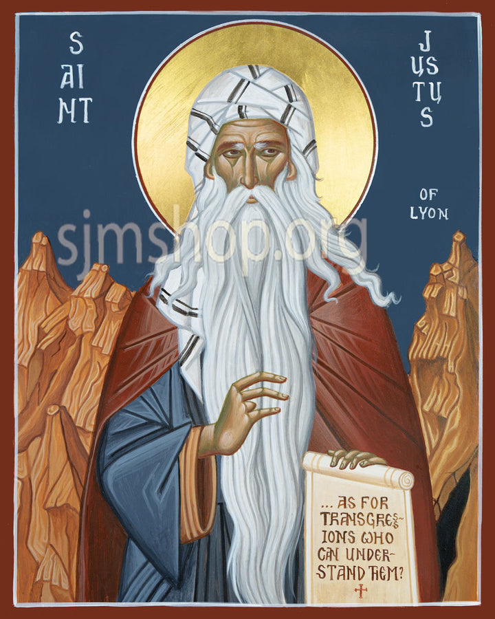 St. Justus of Lyon - Icon Print