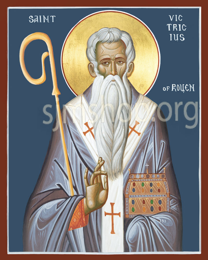 St. Victricius of Rouen - Icon Print