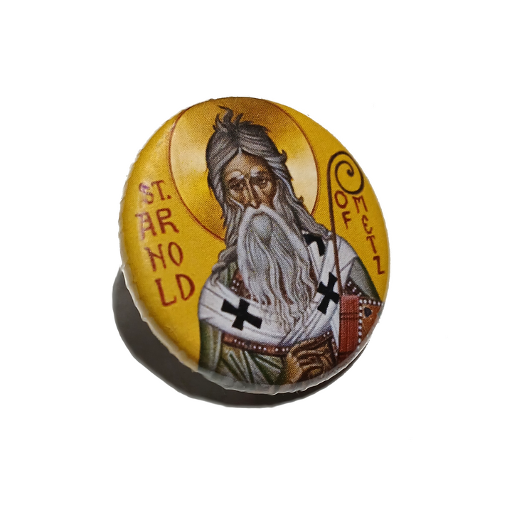 St. Arnold of Metz - Button
