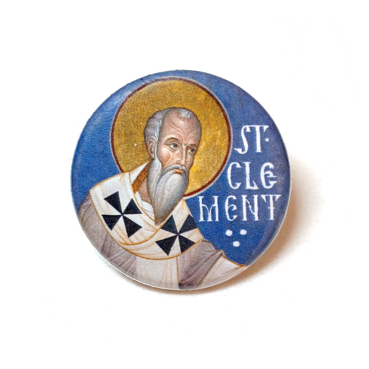 St. Clement of Ohrid - Icon Button