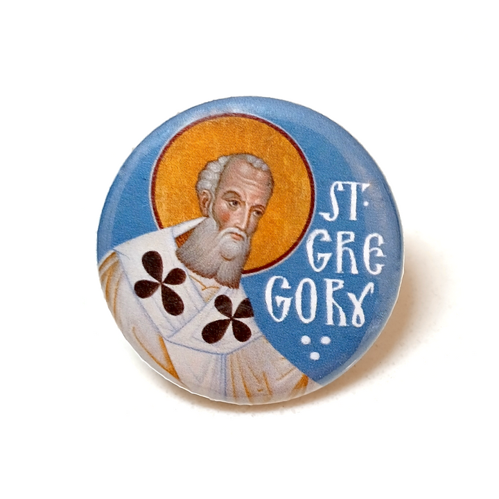 St. Gregory the Theologian - Icon Button