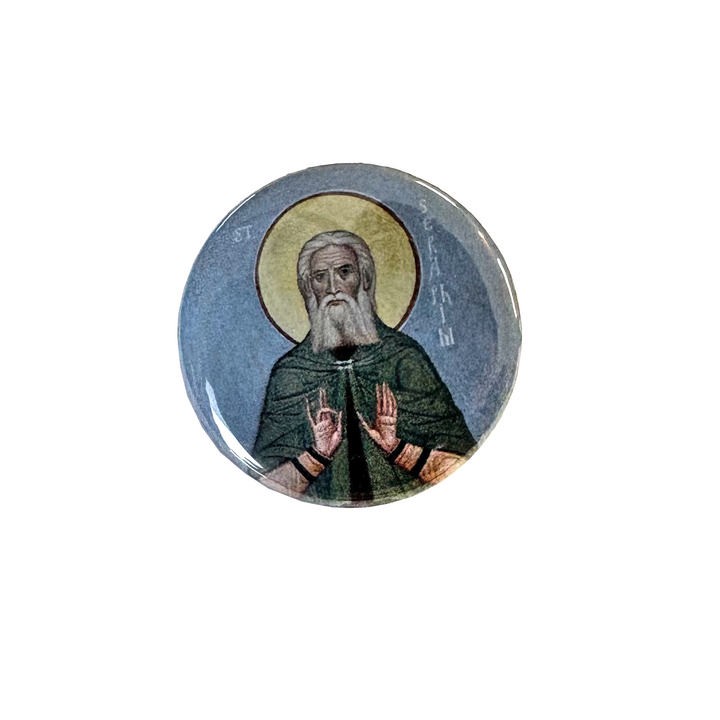 St. Seraphim of Sarov - Button