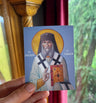 Card with a religious icon of St. Joasaph.