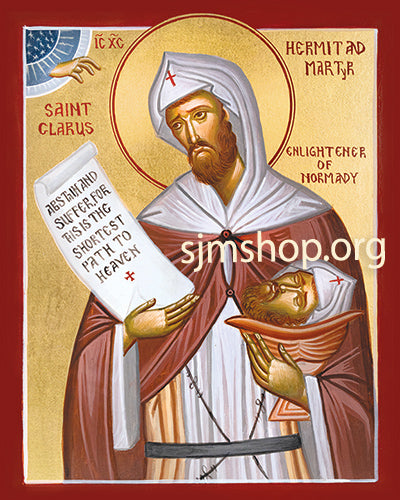St. Clair (Clarus) Icon - Print